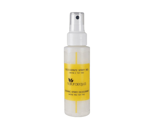 Deodorante spray bio limone e tea tree