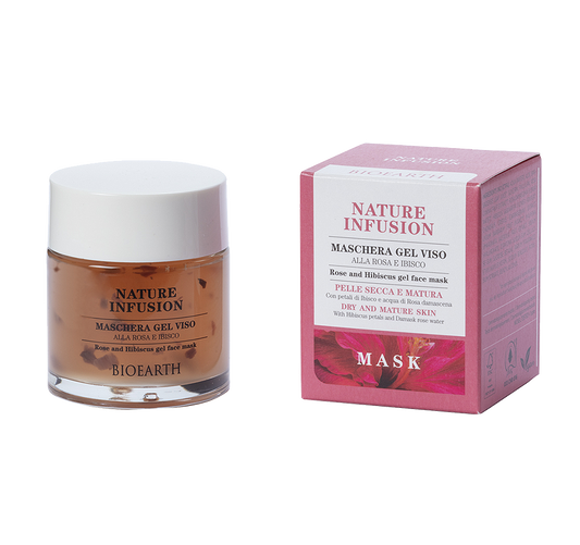 Infusion Nature - Masque Gel pour le Visage à la Rose et à l'Hibiscus