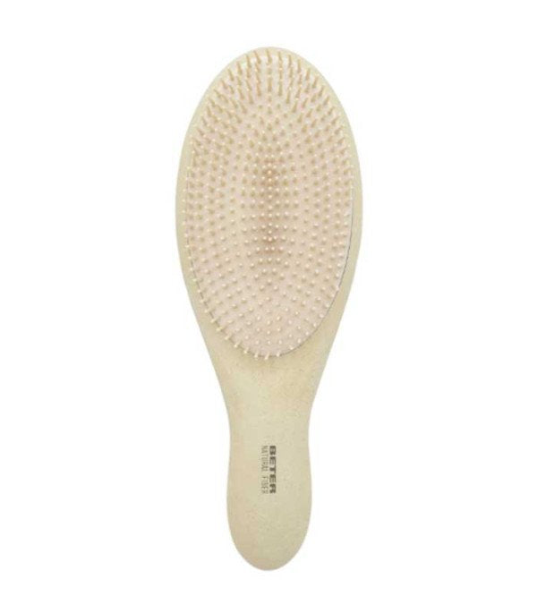 Brosse demelante en fibres naturelles