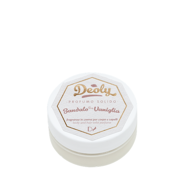 Parfum solide - bois de Santal et de Vanille