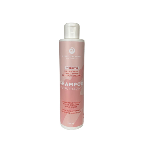 Shampooing restructurant pour cuir chevelu sec et cheveux cassants, décolorés ou traités M KER