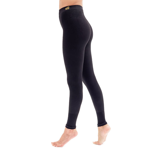 Legging Modelant Icône Be IcOu en Bambou Noir-Taille M