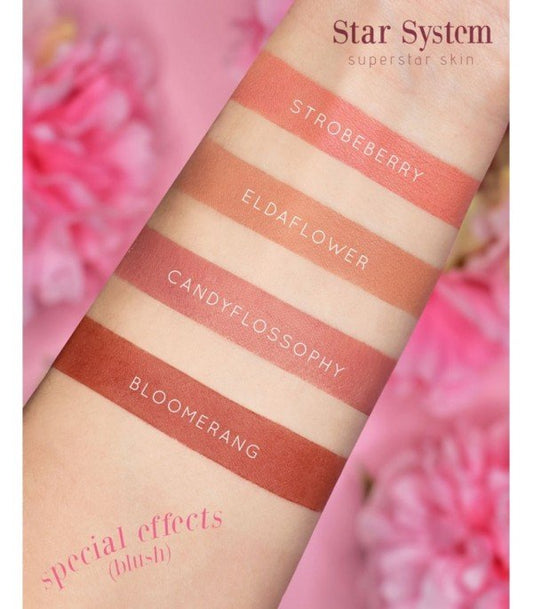 Blush Système D'Étoiles En Rose En Laiton - Candyflossophy