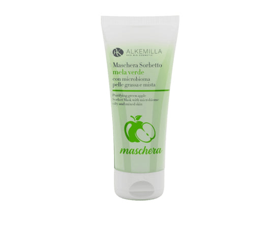 Maschera sorbetto alla mela verde – Purificante e riequilibrante per pelli miste e grasse