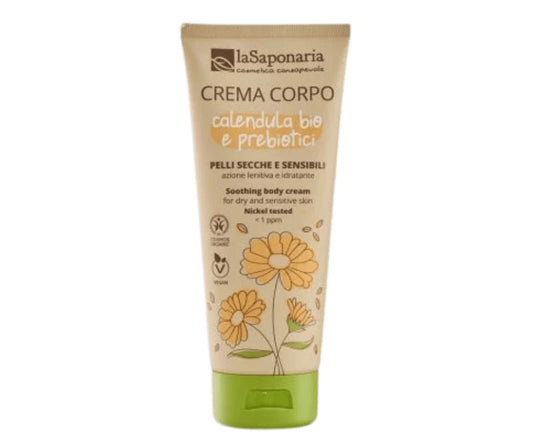 Crema corpo pelli secche e sensibili – Calendula Bio e Prebiotici