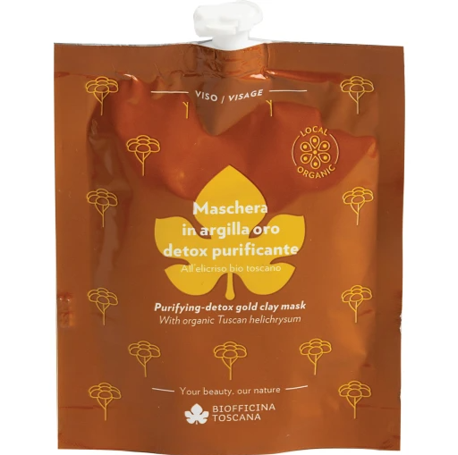 Masque Detox Purifiant ecobio de l'Argile Or