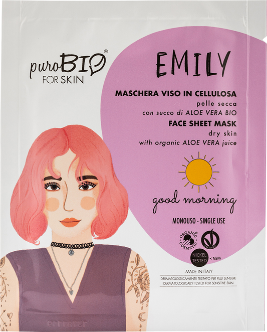 Masque pour le visage de la Cellulose pour la sécheresse de la Peau - Bon Matin
