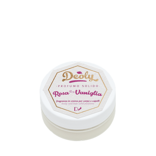 Parfum solide à la Vanille et à la Rose
