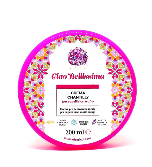 Crème Chantilly pour cheveux bouclés et afro