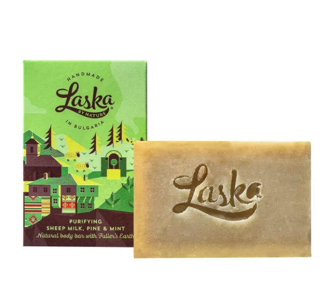 Pin & Menthe Lait de Brebis – Savon Énergisant & Purifiant