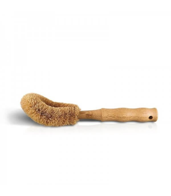 Brosse à vaisselle en bambou et noix de coco