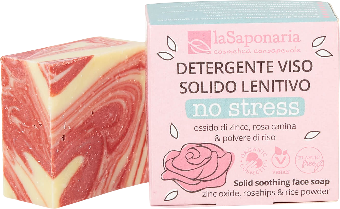Nettoyant solide apaisant pour le visage No Stress