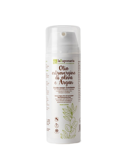 Le fluide Hydratant pour le Corps à l'Argan et l'Huile d'Olive
