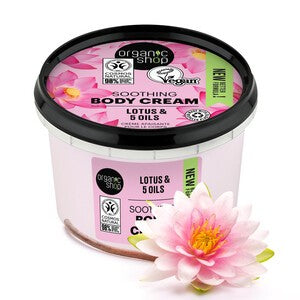 Crème naturel pour le corps au lotus indien