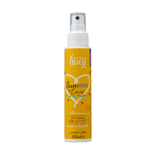 Huile solaire SPRA Corpo corps et cheveux SPF6