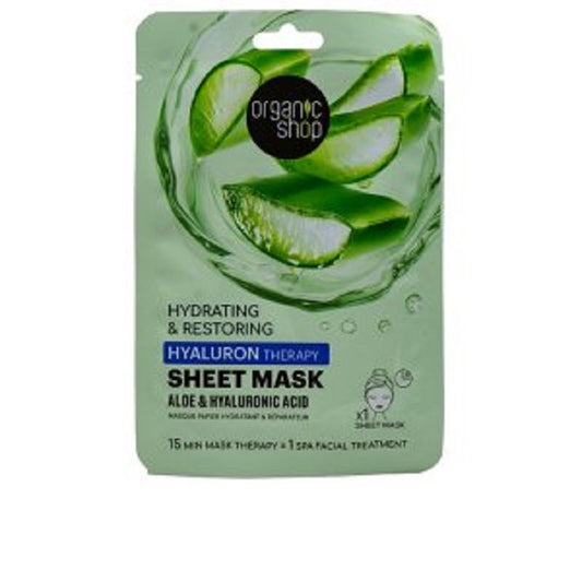 Masque Facial Rééquilibrant en Tissu à l'Acide Hyaluronique