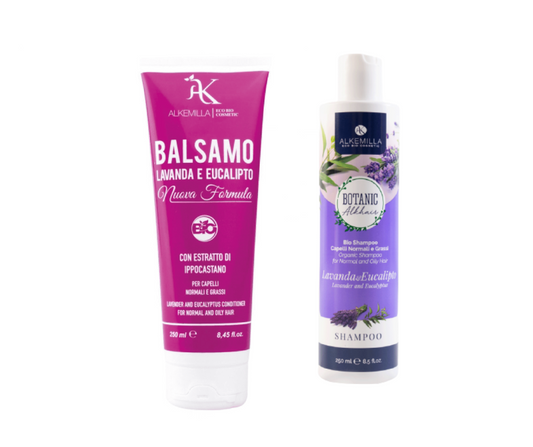 Set Regalo ALKEMILLA Shampoo + Balsamo Lavanda e Eucalipto