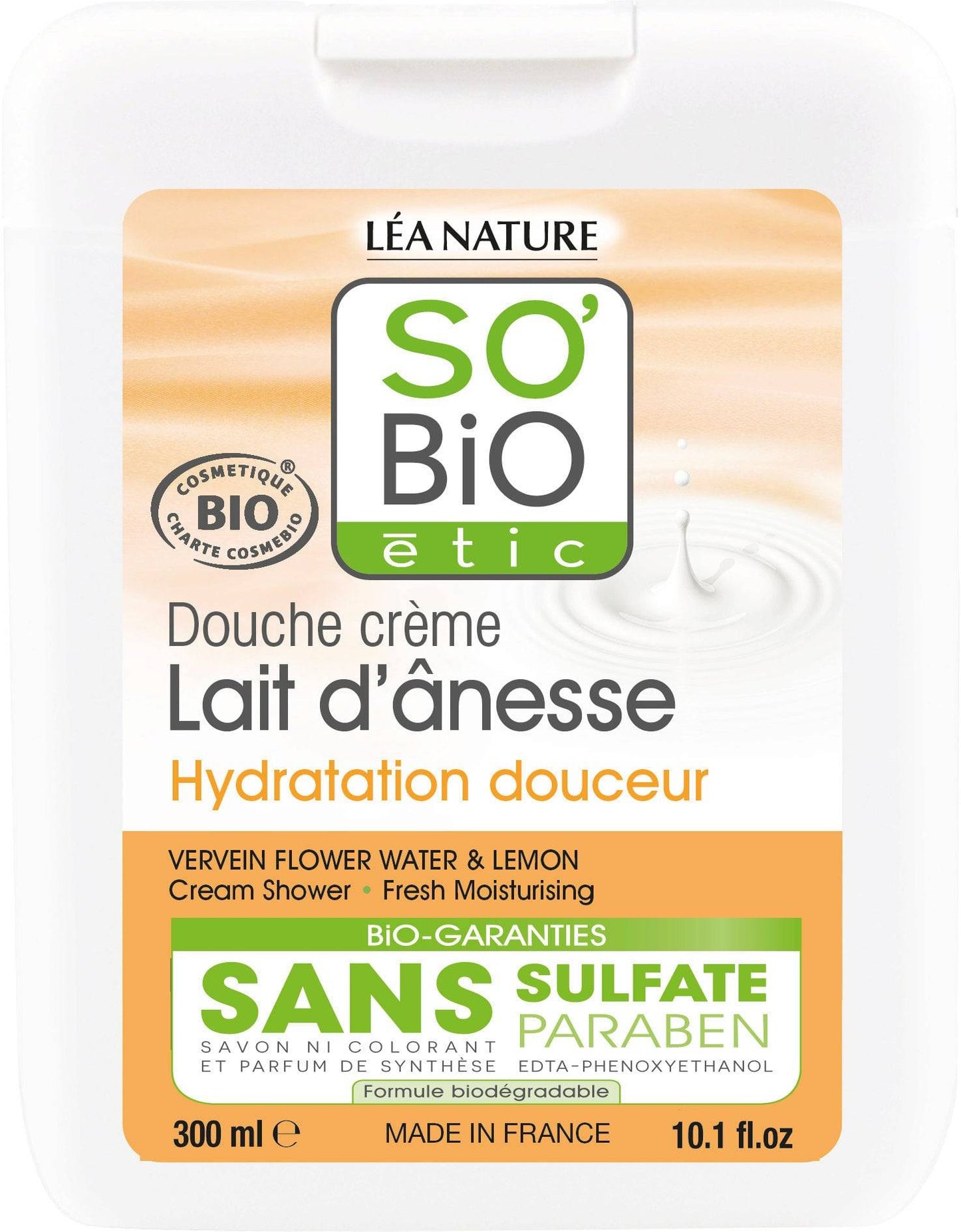 Douche Crème avec le Lait d'ânesse