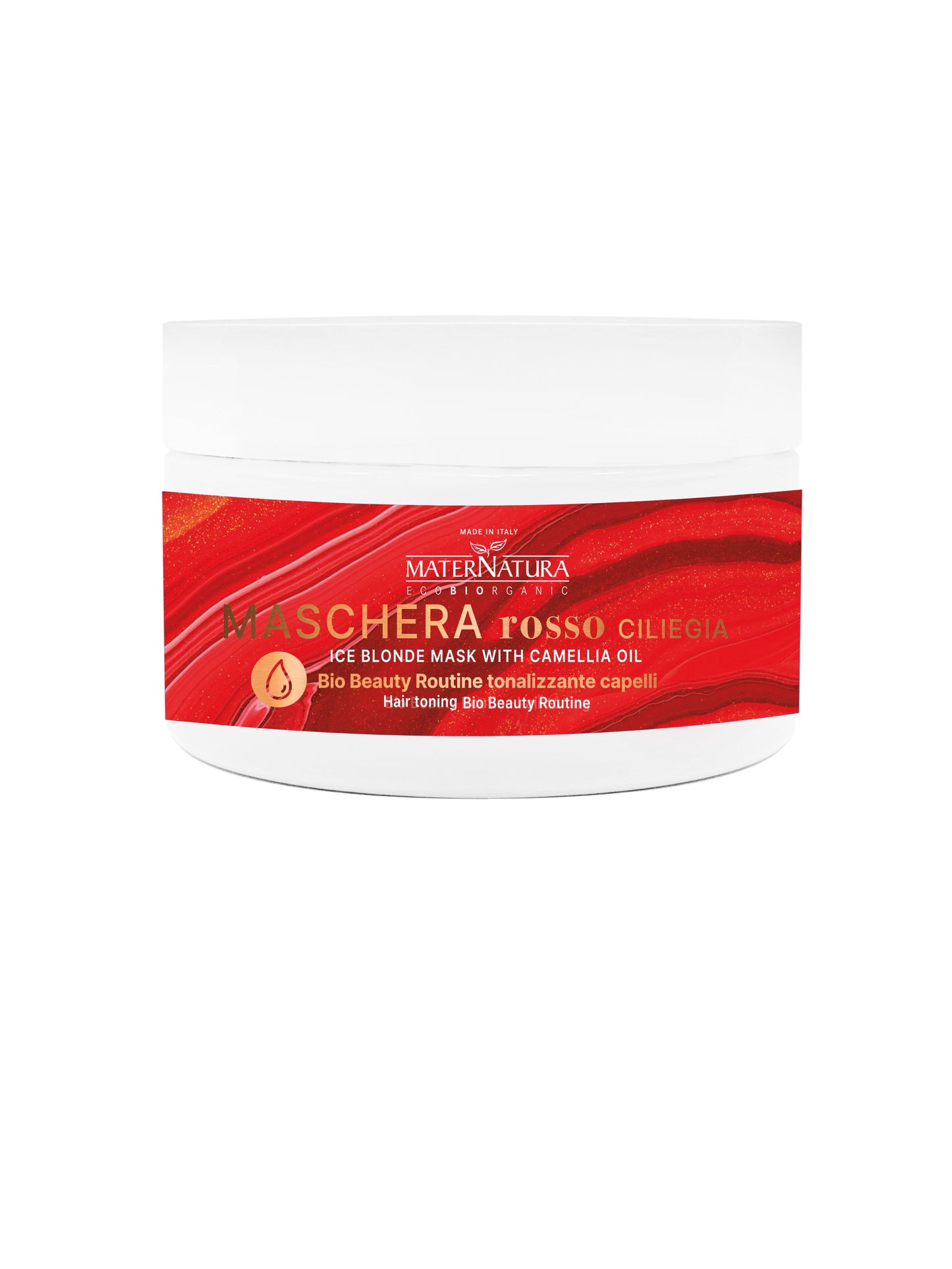 Masque Tonifiant pour Cheveux-Rouge Cerise