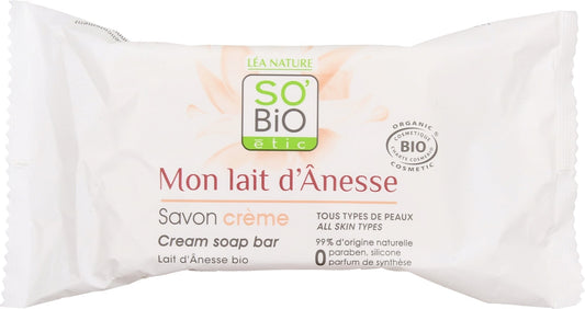 Savon Crémeux Bio pour le Visage au Lait d'Ânesse