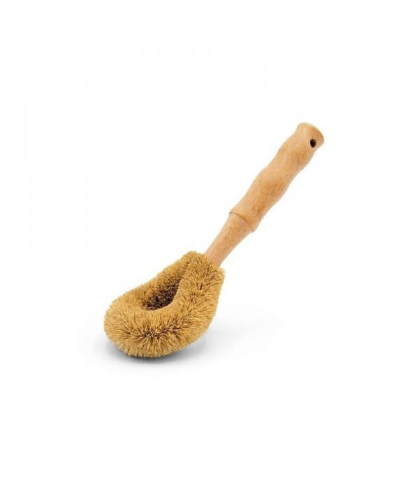 Brosse à vaisselle en bambou et noix de coco