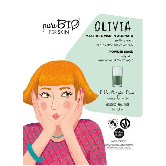 Masque Peel Off la Peau Grasse du Lait de la Spiruline