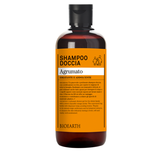 Shampooing douche végétalien aux agrumes