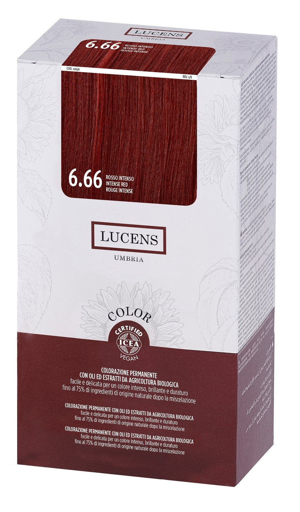 Couleur sans Ammoniaque - Rouge Intense 6.66