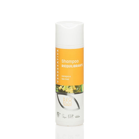 Shampooing Rééquilibrant au Chanvre et à l'Arbre à Thé
