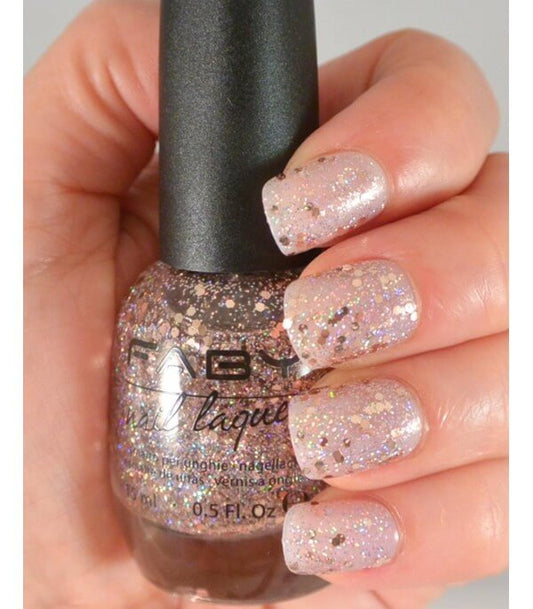 Vernis À Ongles Rose Glitter - Une Journée Parfaite