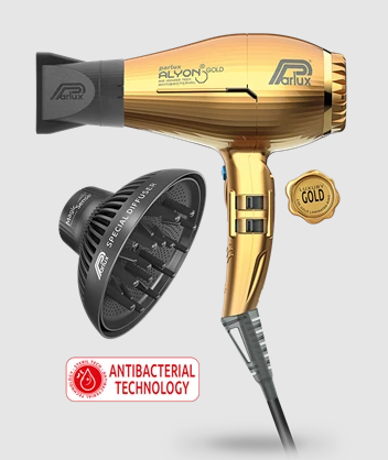 Sèche-cheveux professionnel PARLUX Alyon + diffuseur MagicSense Gold