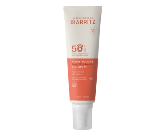 Spray Solaire Bio avec Filtre Minéral - SPF 50+