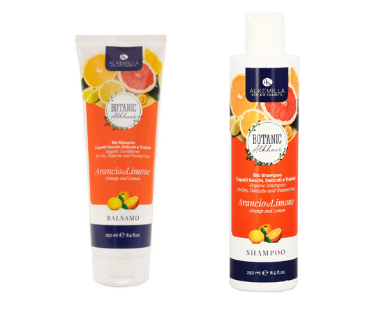 Set Regalo Alkemilla Shampoo + Balsamo Arancio e Limone