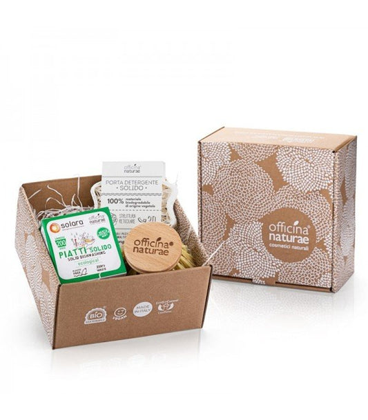 Boîte-cadeau de savon à vaisselle solide - menthe poivrée