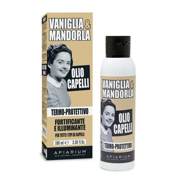 Huile Capillaire Thermo-Protectrice vanille et amande
