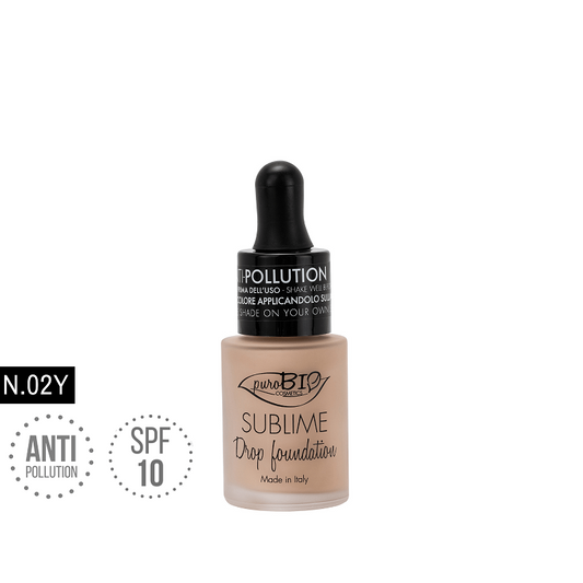 Fond de teint liquide bio Sublime Chute 02 Y