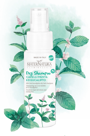Shampoing sec avec de la Menthe et de l'Eucalyptus
