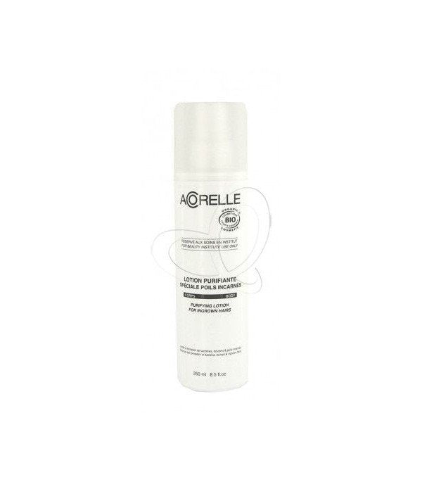 Lotion purifiante contre les poils incarnés